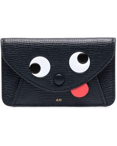 Anya Hindmarch Portefeuille Zany à design enveloppe - Bleu