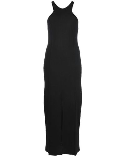 Nanushka Sleeveless Fitted Midi Dress - Black