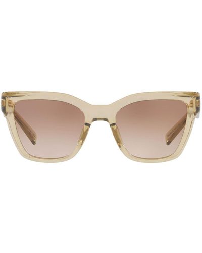 Saint Laurent Gradient Square-frame Sunglasses - Yellow