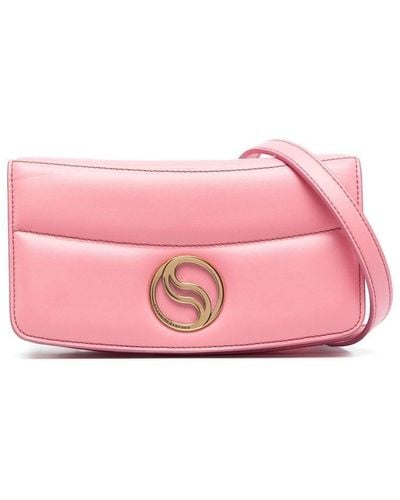 Stella McCartney S-wave Padded Shoulder Bag - Pink