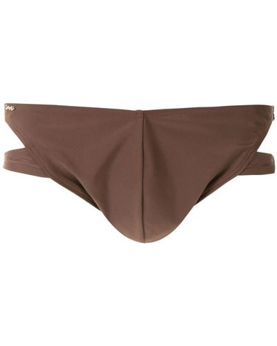 Amir Slama Plain Trunks - Brown