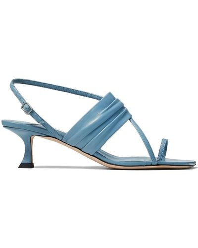Jimmy Choo Beziers 50mm Sandals - Blue