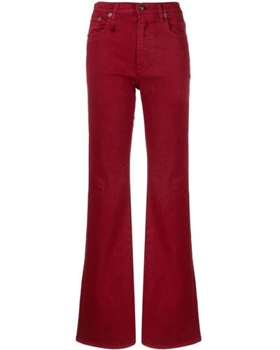 R13 Mid-rise Flared Jeans