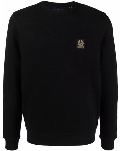 Belstaff ロゴパッチ スウェットシャツ - ブラック