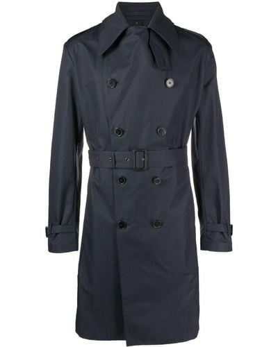 Mackintosh St Andrews Belted Trench Coat - Blue