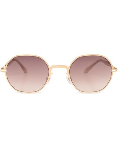 Mykita Santana Oval-frame Sunglasses - Pink