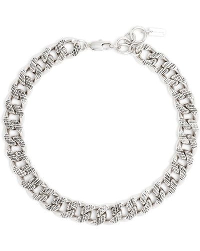Marc Jacobs Monogram Chain-link Necklace - White