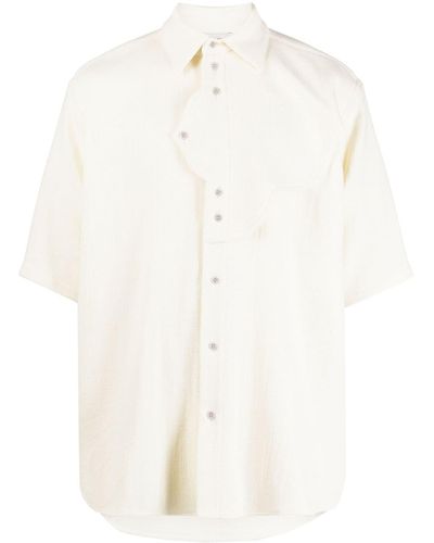 GmbH Chemise en éponge à détail superposé - Blanc