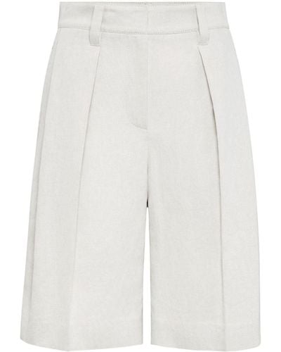 Brunello Cucinelli Bermuda - Bianco