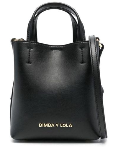 Bimba Y Lola Small Chihuahua Tote Bag - Black
