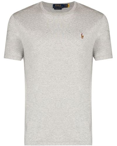 Polo Ralph Lauren T-Shirt mit Logo-Stickerei - Weiß