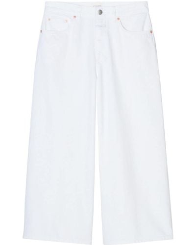 Closed Lyna Mid-rise Wide-leg Jeans - White