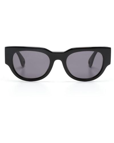 Lanvin Lnv670s Geometric-frame Sunglasses - Black