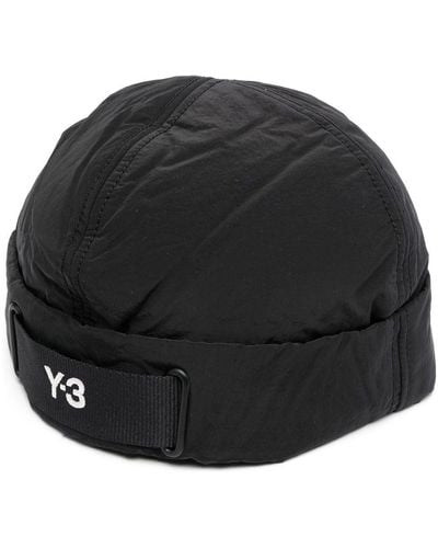Y-3 Logo Beanie - Black