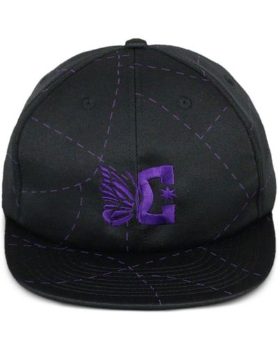Needles Embroidered-logo Cap - Black