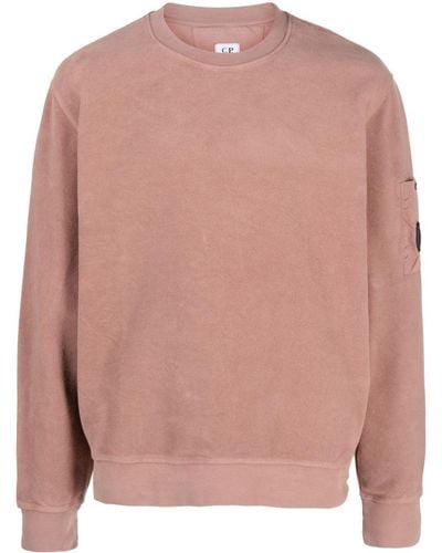 C.P. Company Sweater Met Lens-detail - Roze