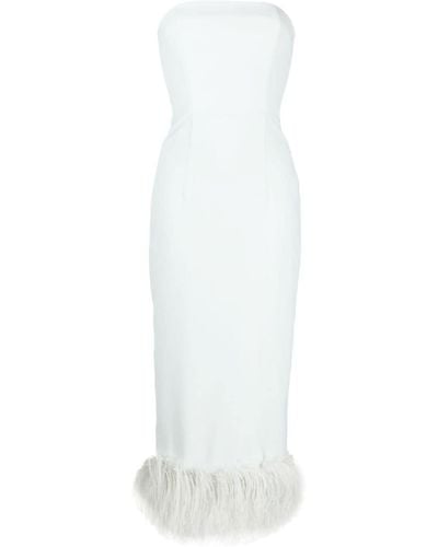16Arlington Minelli Crepe Midi Dress - White