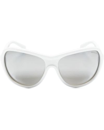 Moncler Gafas de sol Ellesole con montura oversize - Blanco