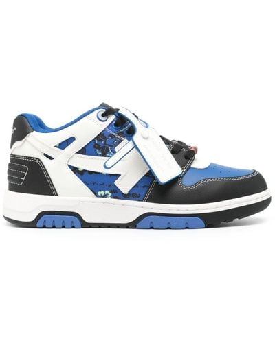 Off-White c/o Virgil Abloh Out of Office Bandana Sneakers - Blau