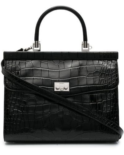 Rodo Medium Paris Tote Bag - Black