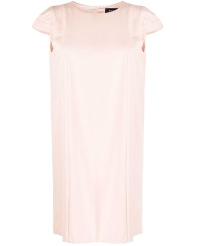 Paule Ka Short-sleeve Zip-fastening Dress - Pink