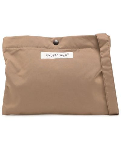 Undercover Logo-patch Shoulder Bag - Natural