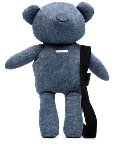 Izzue Bear-shaped Shoulder Bag - Blue