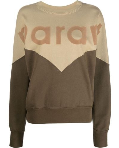 Isabel Marant Sweater Met Logoprint - Groen