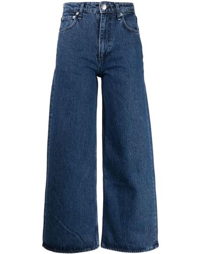 Rag & Bone Andi Jeans mit weitem Bein - Blau