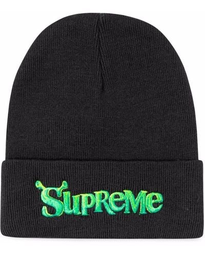 Supreme X Shrek Logo Beanie - Black