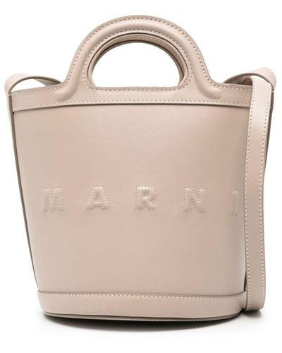 Marni Small Tropicalia Bucket Bag - White