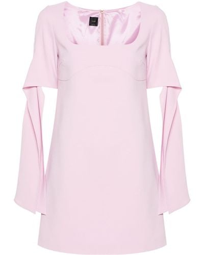 Pinko Verdicchio Crepe Mini Dress - Pink