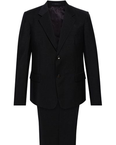 Gucci Single-breasted Wool Suit - Blue
