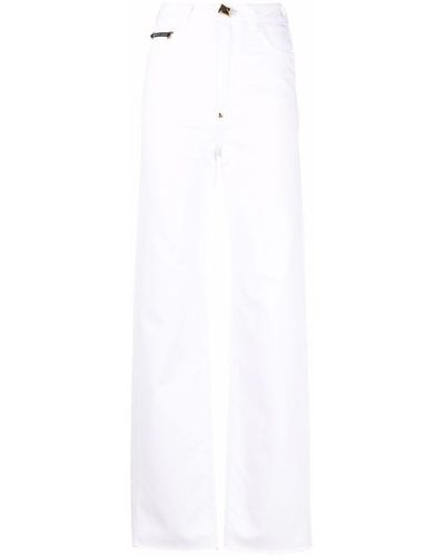 Philipp Plein Straight-leg Denim Jeans - White