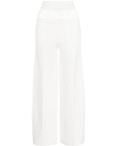 Dion Lee Net-panel Suspend Trousers - White