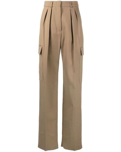 Sportmax Pantalones palazzo con cuatro bolsillos - Neutro