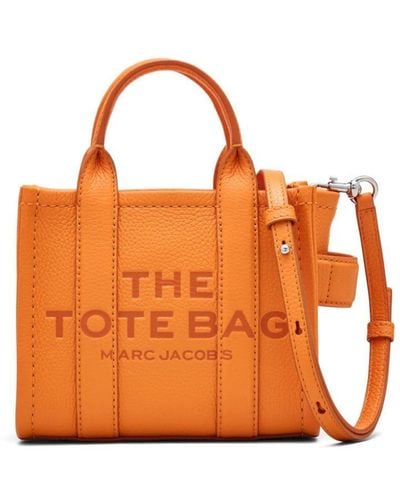 Marc Jacobs The Leather Crossbody Tote Tasche - Orange
