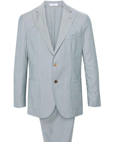 Boglioli Single-breasted Lightweight Suit - Blue