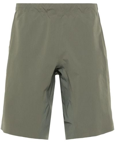 Veilance Appliqué-logo Straight-leg Shorts - Gray