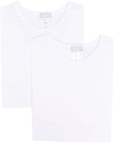 Hanro Set di 2 T-shirt con applicazione - Bianco