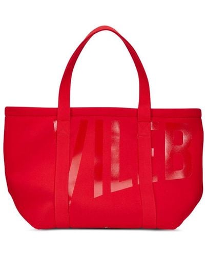 Vilebrequin Bolso shopper Bagsib con logo - Rojo