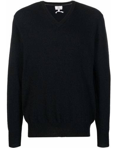 Woolrich Supergree Vネック セーター - ブラック