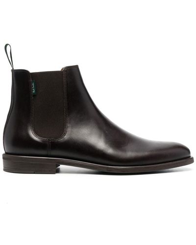 PS by Paul Smith Leather Ankle Boot - Black