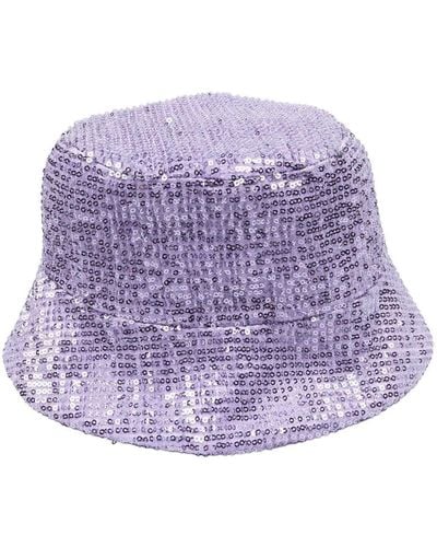 Dorothee Schumacher Sequin Embellished Bucket Hat - Purple