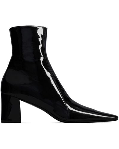 Saint Laurent Rainner Zipped Boots - Black