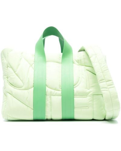 Sunnei Parallelepipedo Padded Tote Bag - Green