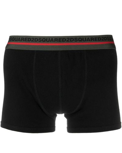 DSquared² Boxershorts Met Logoband - Zwart