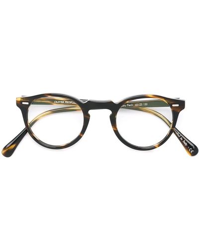 Oliver Peoples Gregory Peck 眼鏡フレーム - ブラウン