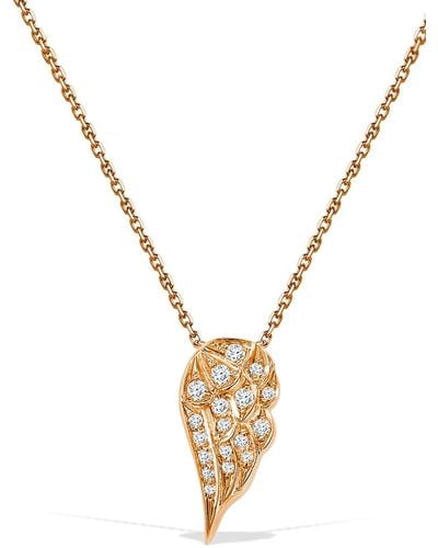 Pragnell Pendentif Tiara en or blanc 18ct à diamants - Rose