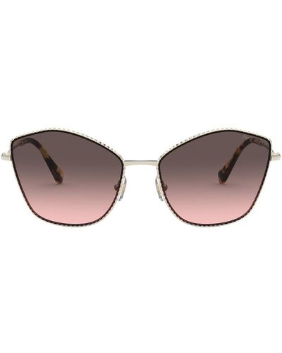 Miu Miu Oversized-Sonnenbrille mit Farbverlauf - Pink
